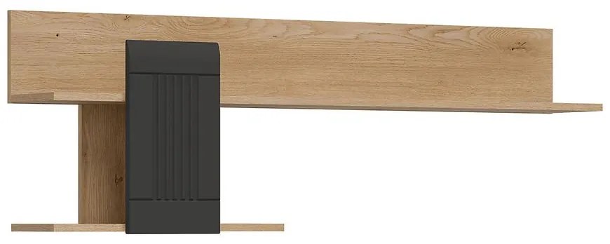 Polička Milton ML10 dub crem torro antracit