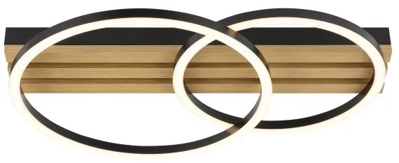 Brilliant - LED Stmievateľné stropné svietidlo CALMA LED/21W/230V čierne