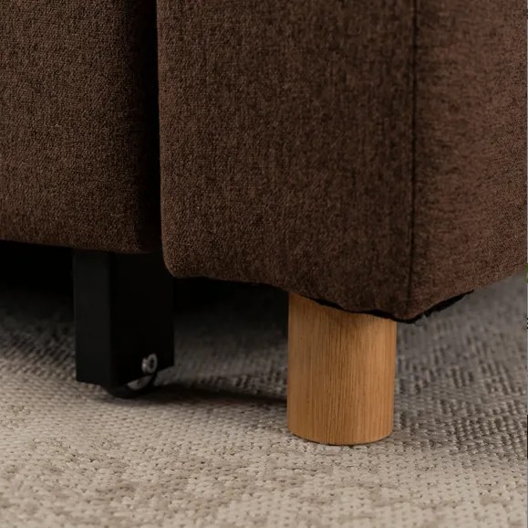 Kreslo JEREMY hnedé