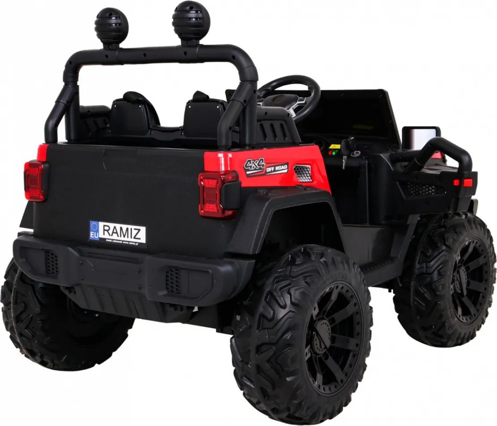 Ramiz Master of Terain Červené vozidlo