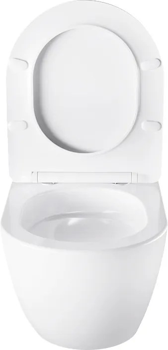 BPS-koupelny Závesná WC misa so SoftClose sedadlom HYD-4194, biela
