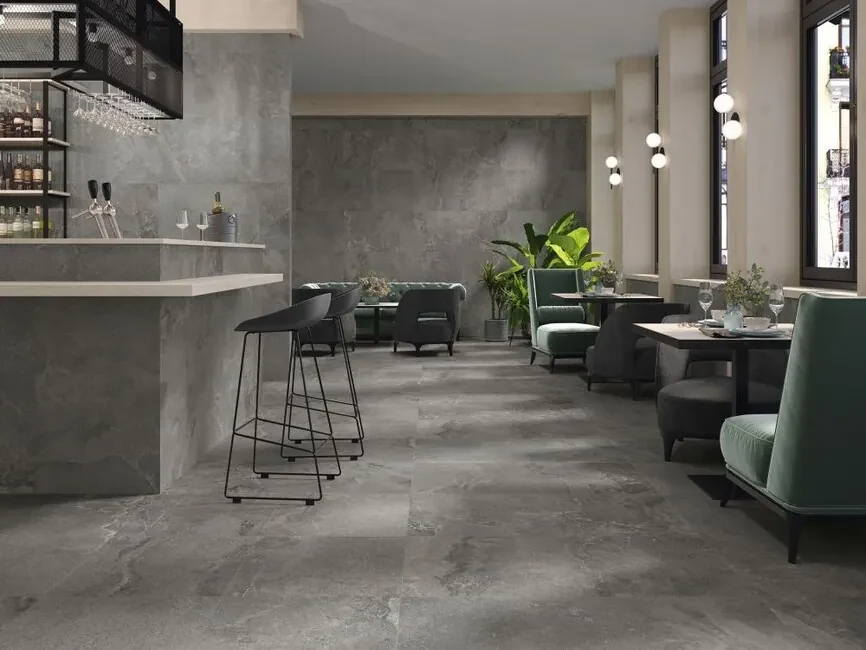 Dlažba Dome Anthracite 60x60 R