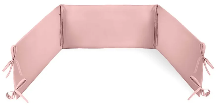 Mantinel ochranný do postieľky dirty pink 180x30 cm