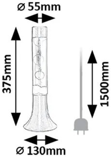 Rabalux POPPILOL LED lávová lampa 76026