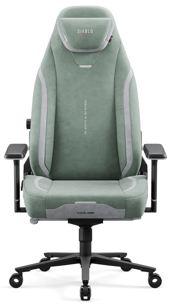Zelené herné kreslo Diablo X.Eye Prime, Normal Size, Gothic Green
