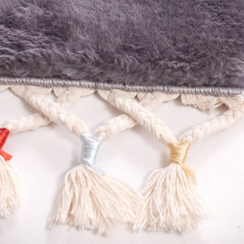 Kúpeľňový koberec AMANDA 75x100 cm antracit