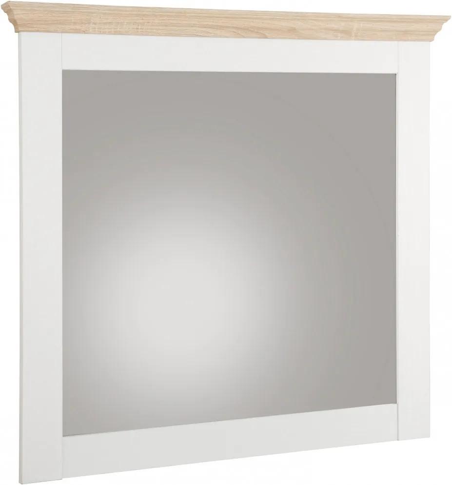Nástenné zrkadlo Brusel, 75 cm, biela