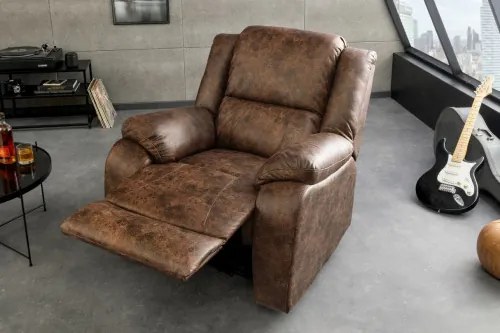 Kreslo Relax 47596 Hollywood - Antik Hnedá - Komfort-nábytok