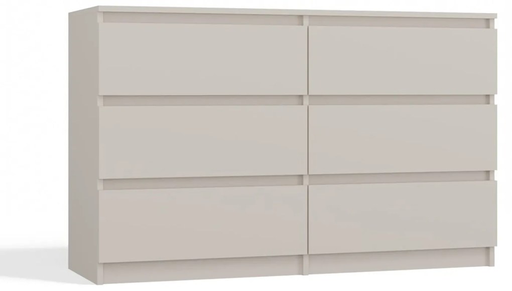 Komoda Malva M6 120 cm - béžová