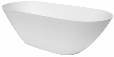 Voľne stojaca vaňa SAT Project 160x70 cm liaty mramor ľavá aj pravá SATVSPRO1600