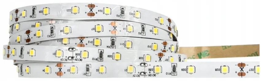 BERGE LED pásik - SMD 2835 - 5m 24W IP20 60LED/m 4,8W/m studená biela