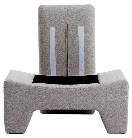 Svetlosivý taburet Dasha – Light &amp; Living