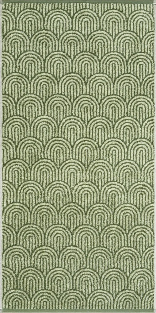 XXXLutz UTERÁK, 70/140 cm, zlatá, lesná zelená, béžovohnedá Cawoe - Kúpeľňový textil - 003367084003