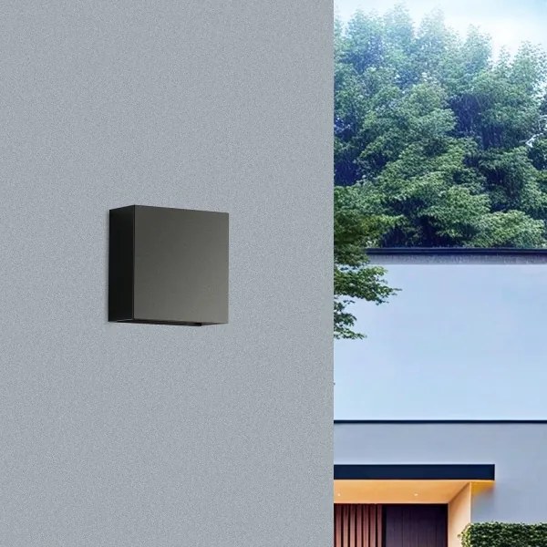 Brilagi - LED vonkajšie nástenné svietidlo DOUBLERAY LED/4W/230V čierne IP65