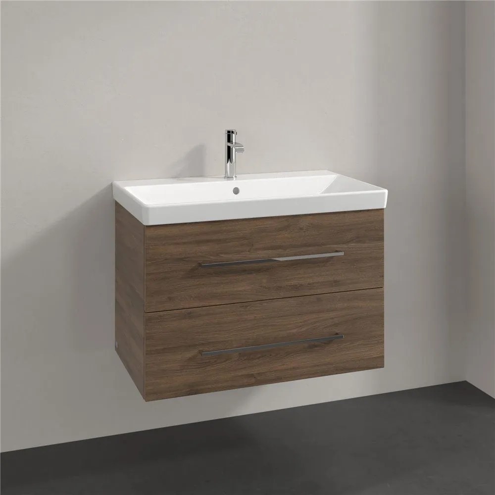 VILLEROY &amp; BOCH Avento závesná skrinka pod umývadlo, 2 zásuvky, 780 x 452 x 514 mm, Arizona Oak, A89100VH