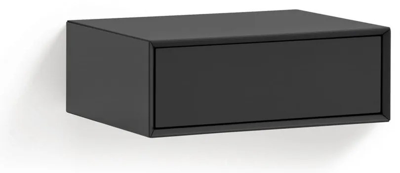 Čierny závesný nočný stolík Platt – Teulat