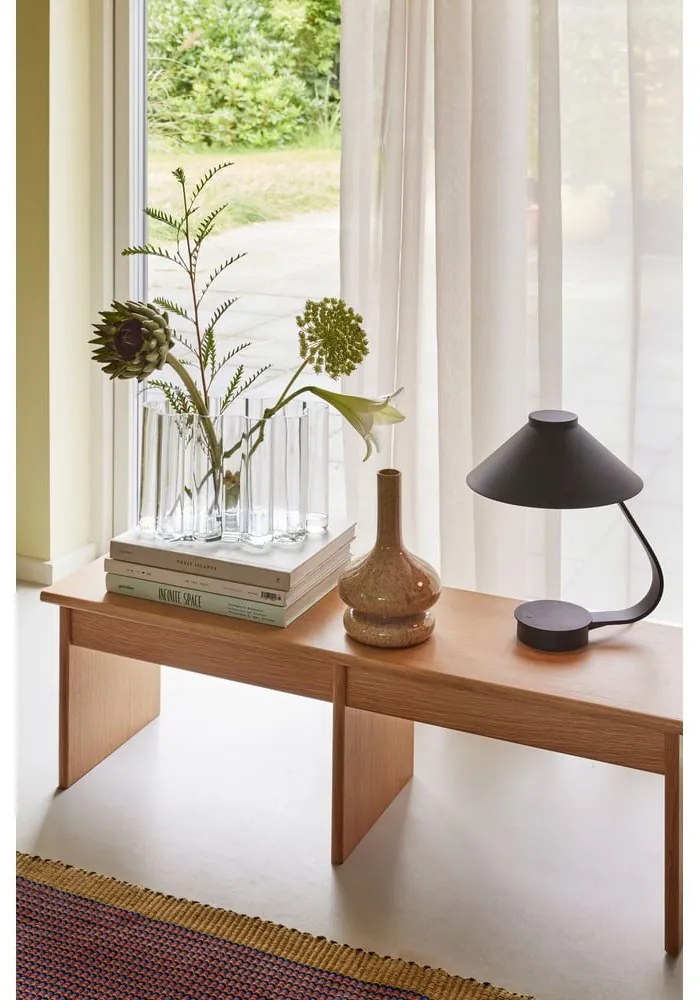 Čierna LED stmievateľná stolová lampa (výška 31 cm) Muri – Hübsch