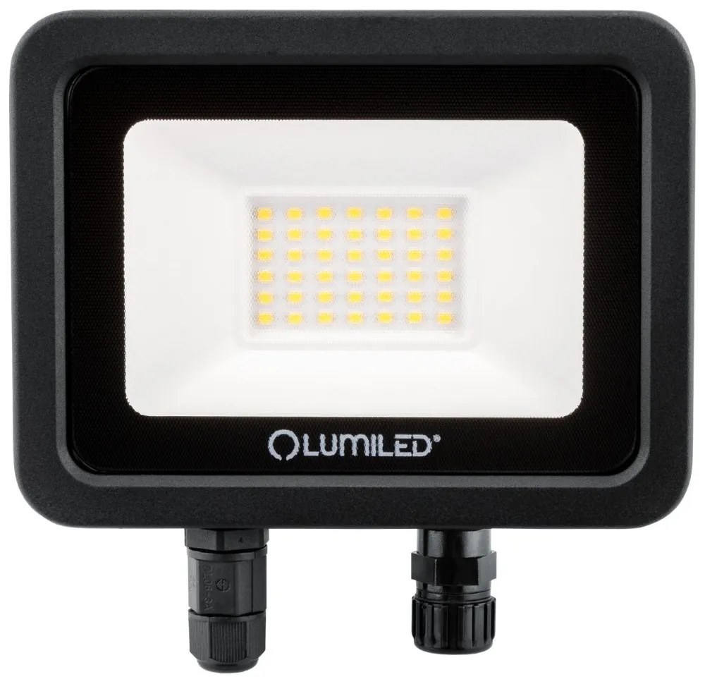 LED reflektor ZUME 30W 3300lm 4000K IP65 Black Advanced Lighting Series LUMILED