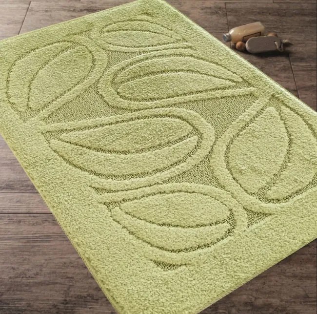 Sada kúpeľňových koberčekov Montana Flora Phosphonic Green