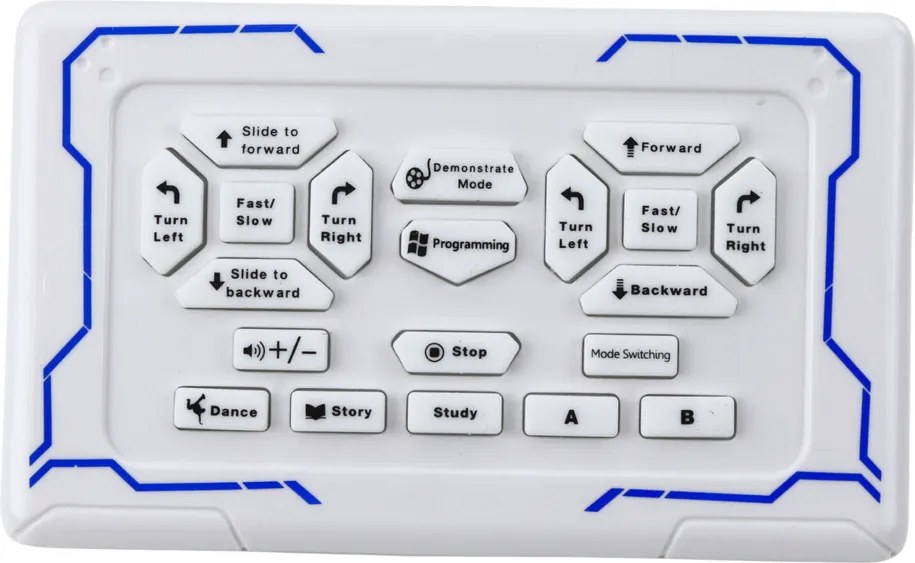 LEAN Toys Interaktívny diaľkovo ovládaný robot RC 16 funkcií Svetlá Zvuky Ružová