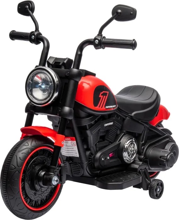 Motorka Chopper FASTER RAMIZ AHL008 - červená