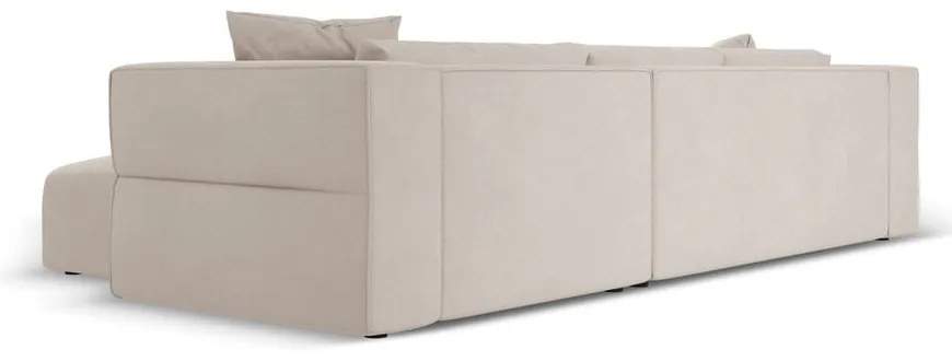 Béžová rohová pohovka, pravý roh Esther - Milo Casa