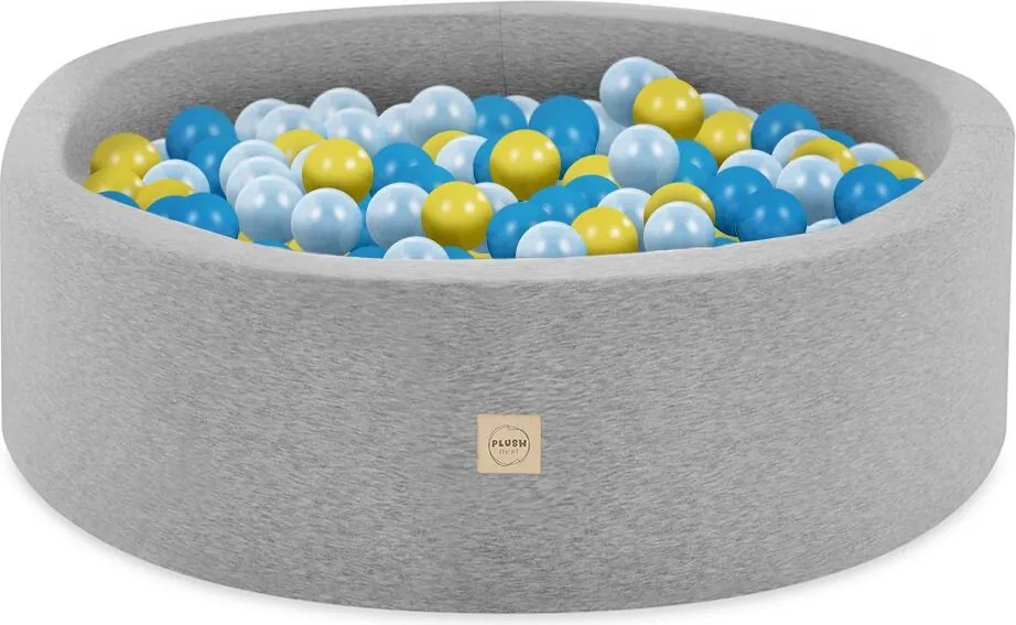 Suchý bazén pre deti 90 x 30 cm + 200 loptičiek - pre chlapcov