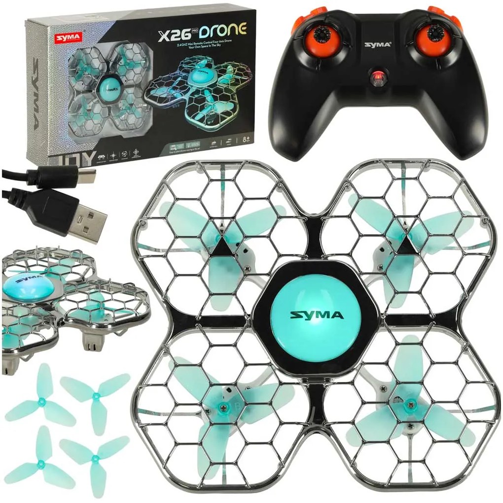 KIK Syma X26PRO RC dron 2,4 GHz Wi-Fi čierny