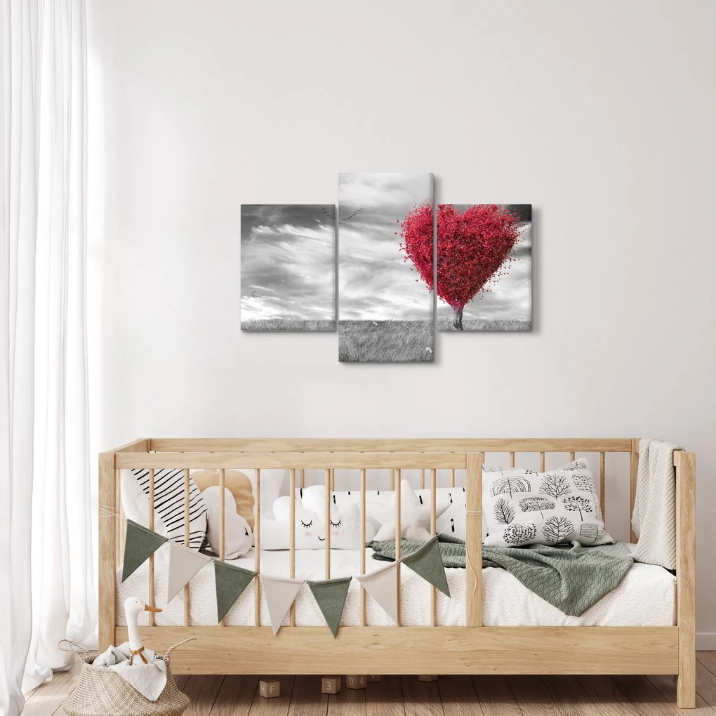Obraz - Srdce korunou stromu (90x60 cm)