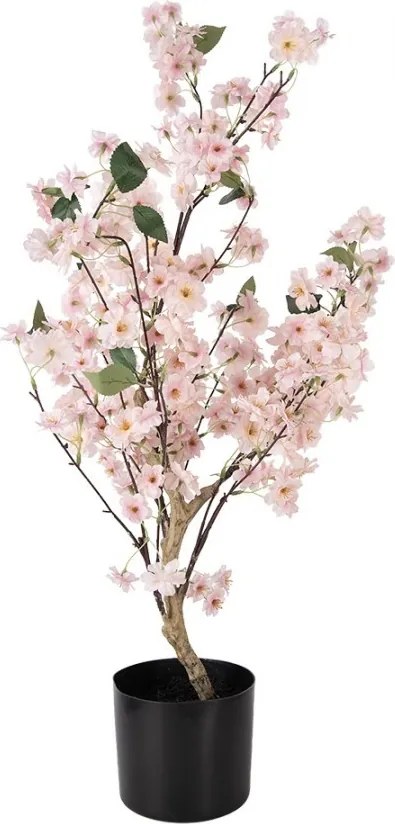 Dekoračný strom čerešňa s ružovými kvetmi Cherry Blossom - 30*30*90 cm