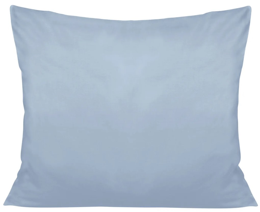SATÉNOVÁ OBLIEČKA NA VANKÚŠ 50X80 CM SVETLOMODRÁ