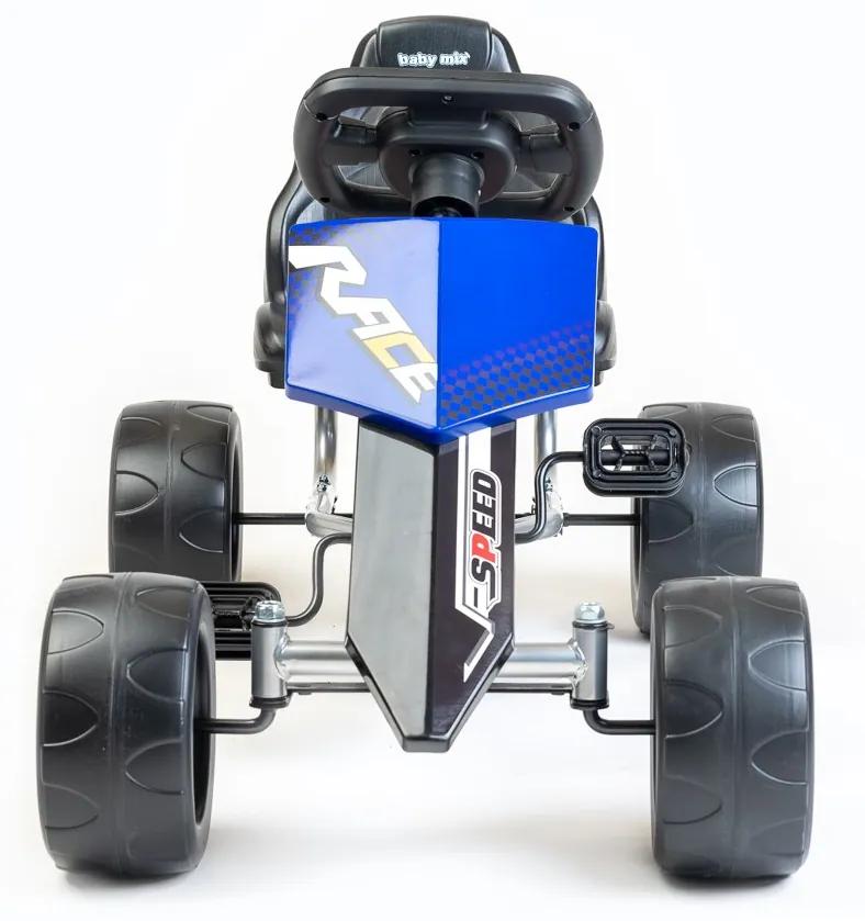 Detská šliapacia motokára Go-kart Baby Mix Speedy modrá