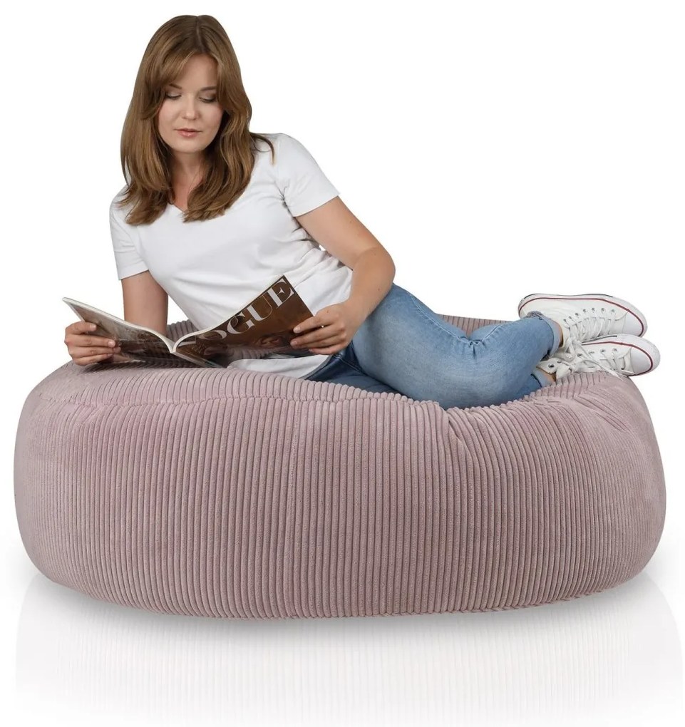 Sedací vak Island štruktúrovaný Farba: SZ61 - ružová