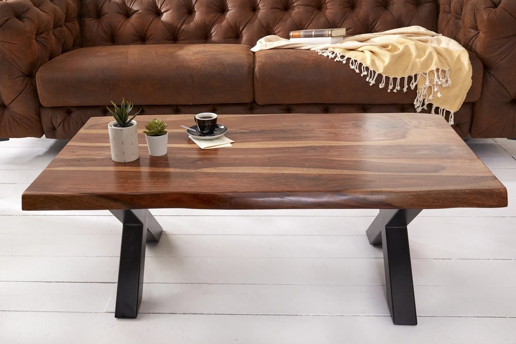 Konferenčný stolík Amazonas X 110cm Sheesham