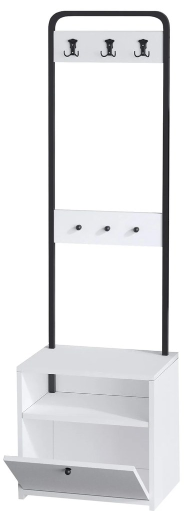 Predsieňová zostava Aliex 17 (Biela + Čierna). Akcia -17%. Vlastná spoľahlivá doprava až k Vám domov. 1073483