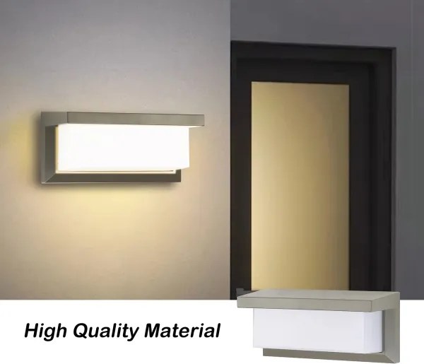 Brilagi - LED RGBW Vonkajšie nástenné svietidlo BRICKY 1xE27/9W/230V sivá IP54