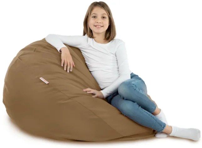 Plyšový sedací vak SAKO Béžový