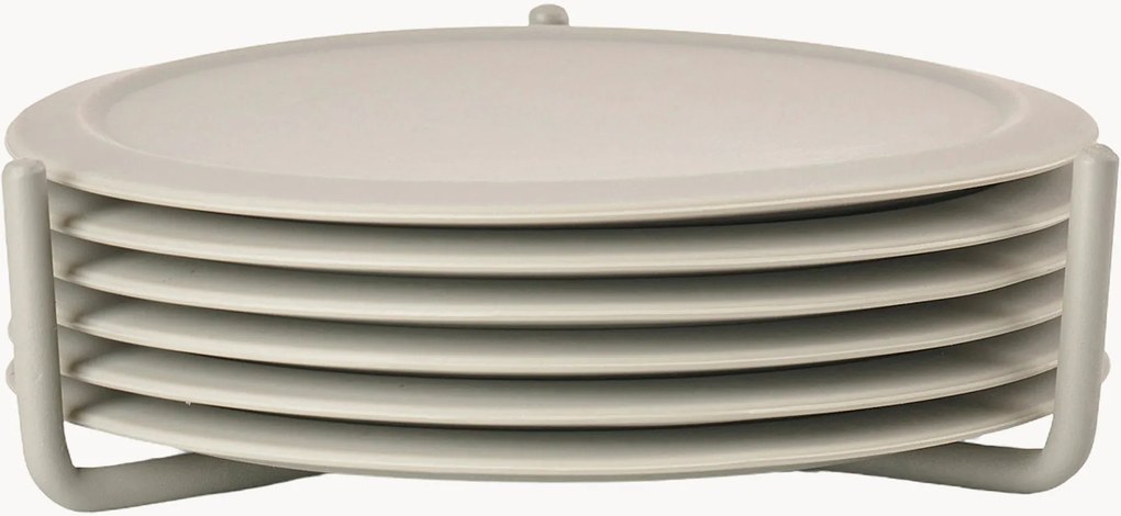 Silikónové podložky's držiakom Singles, 7 ks