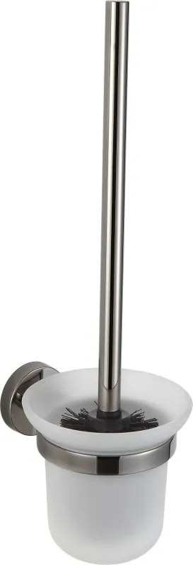 Mexen Remo, závesná toaletná kefa, čierny chróm, 7050750-73