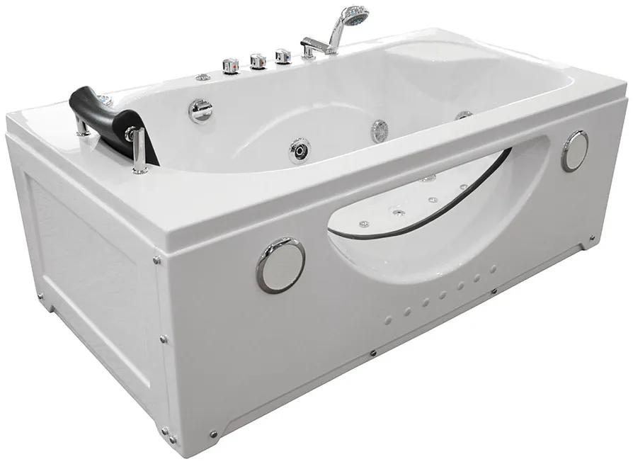 M-SPA - Kúpeľňová vaňa SPA TURBO s hydromasážou 168 x 86 x 60 cm