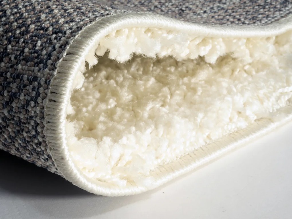 Mono Carpet, Kusový koberec Efor Shaggy 2137 Cream, 160x230, biela, obývacia izba