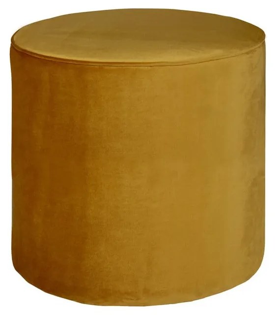 Horčicový puf WOOOD Sara High