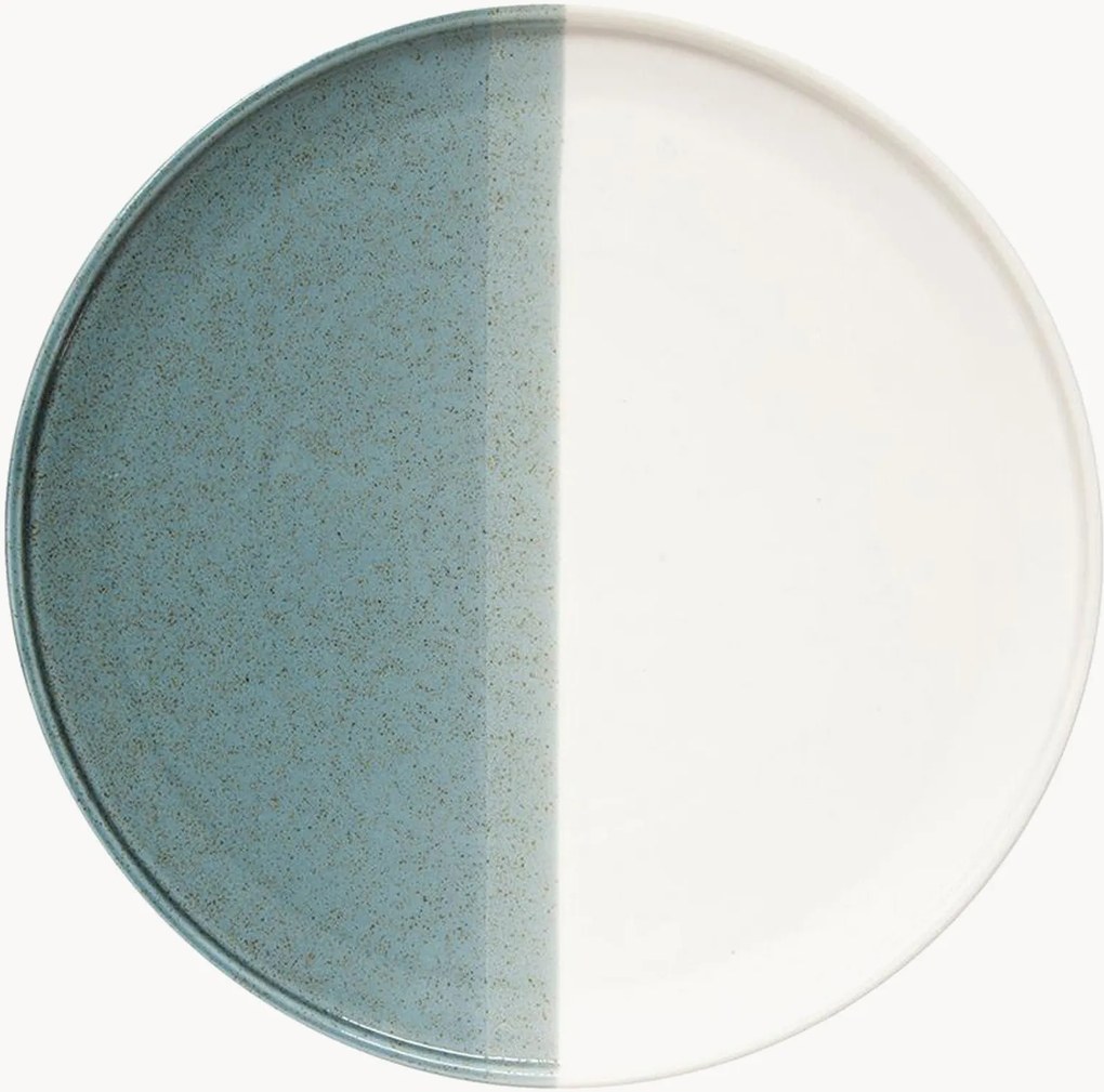 Porcelánové raňajkové taniere Double, 4 ks