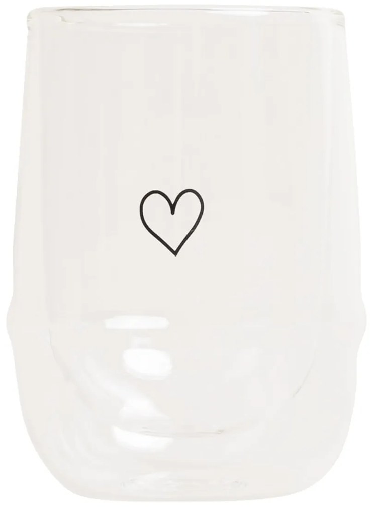 Eulenschnitt Dvojstenný pohár na teplé nápoje Heart 300 ml