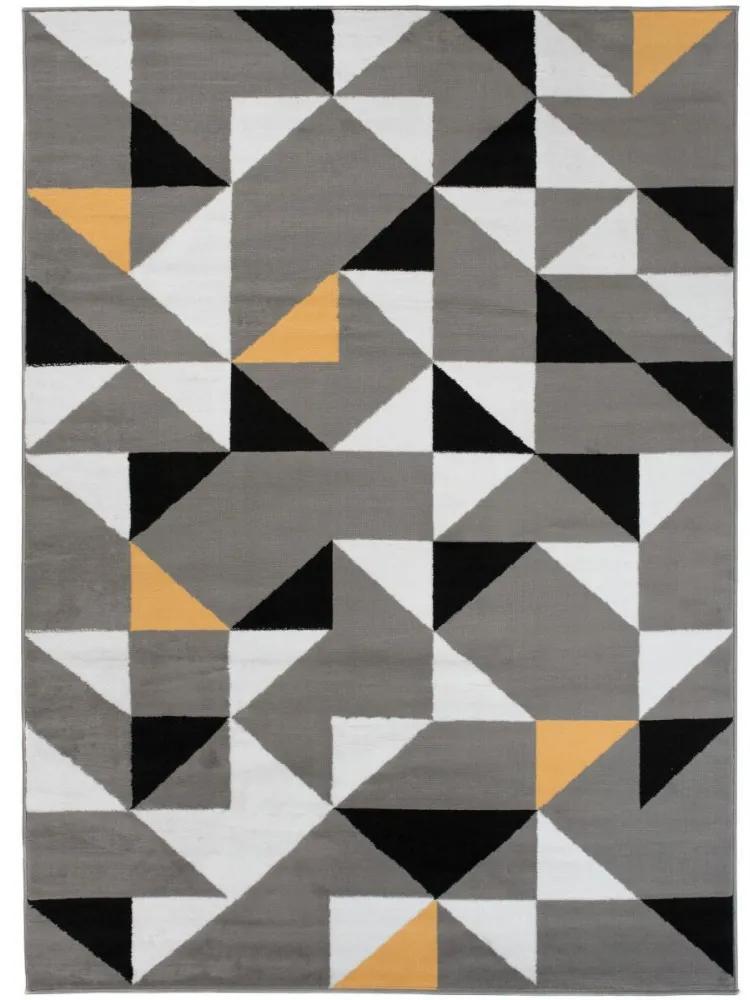 Kusový koberec PP Lester sivožltý 130x190cm