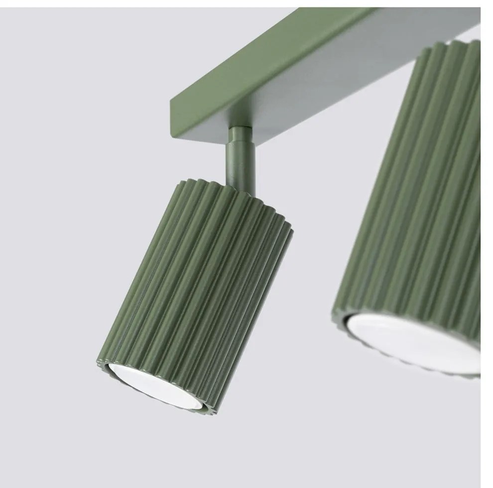 Zelené bodové svietidlo 6,5x30 cm Gleam – Sollux