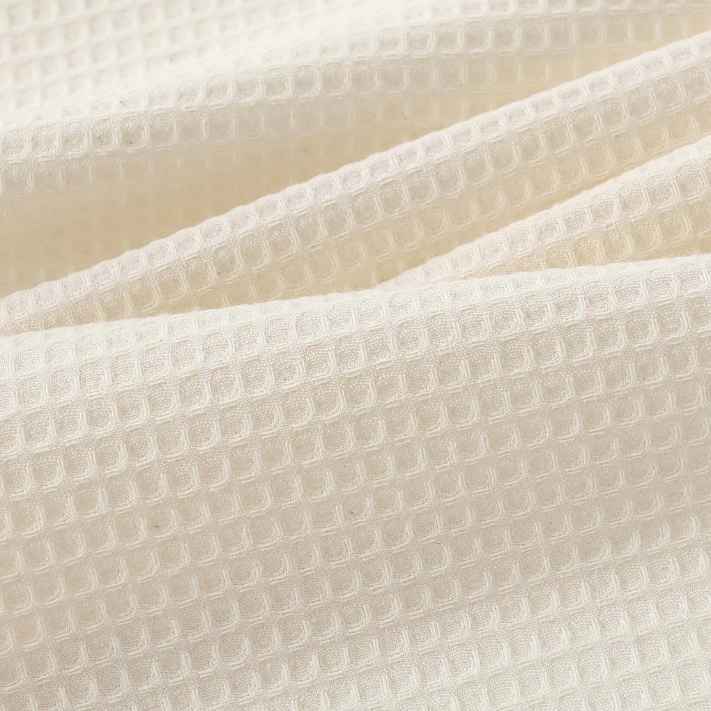 Goldea vianočná kuchynská vaflová utierka s výšivkou - perník na krémovom 50 x 70 cm