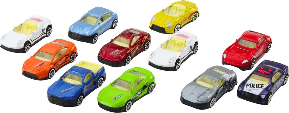 LEAN Toys Sada kolies v tube Moderné športové autá 1:64