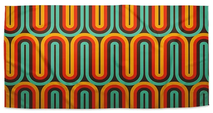 Sablio Uterák Retro vlny - 30x50 cm