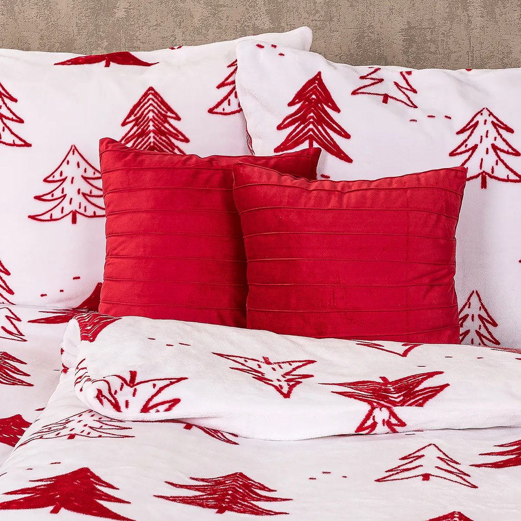 4Home Obliečky Trees mikroflanel, 140 x 220 cm, 70 x 90 cm